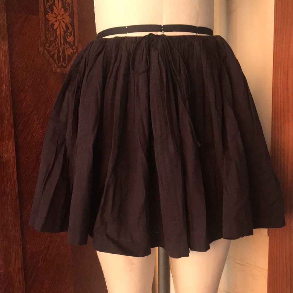 ISABEL MARANT Black Drawstring Mini Skirt. Pockets! Size FR 36/US 4 ❤︎